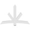 Ekena Millwork Alberta Architectural Grade PVC Gable Bracket, 72"W x 48"H x 4"D x 6"F, 16/12 Pitch GBP072X48X0406ALB00 - alternate 3